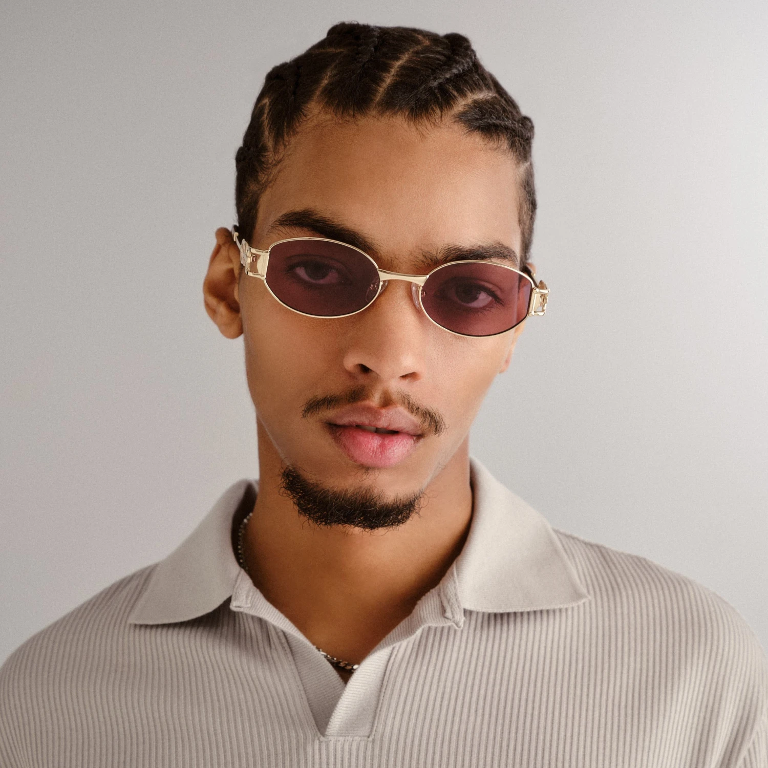 Le Specs THE FORBIDDEN | BRIGHT GOLD SMOKEY BROWN MONO 7 Le Specs THE FORBIDDEN | BRIGHT GOLD SMOKEY BROWN MONO - Image 5