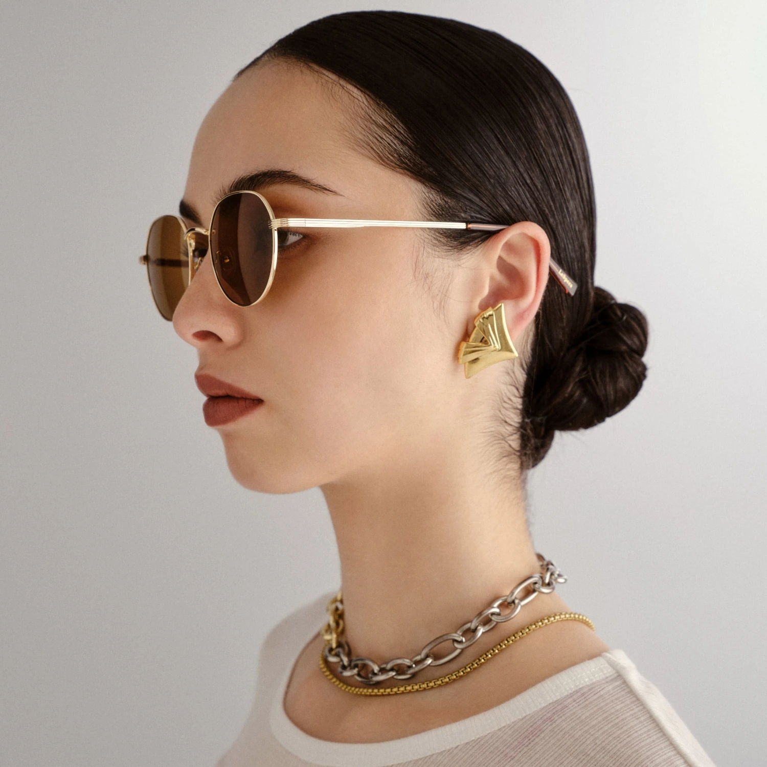 Le Specs ODYSSEY | GOLD LIGHT BROWN MONO 9 Le Specs ODYSSEY | GOLD LIGHT BROWN MONO - Image 7