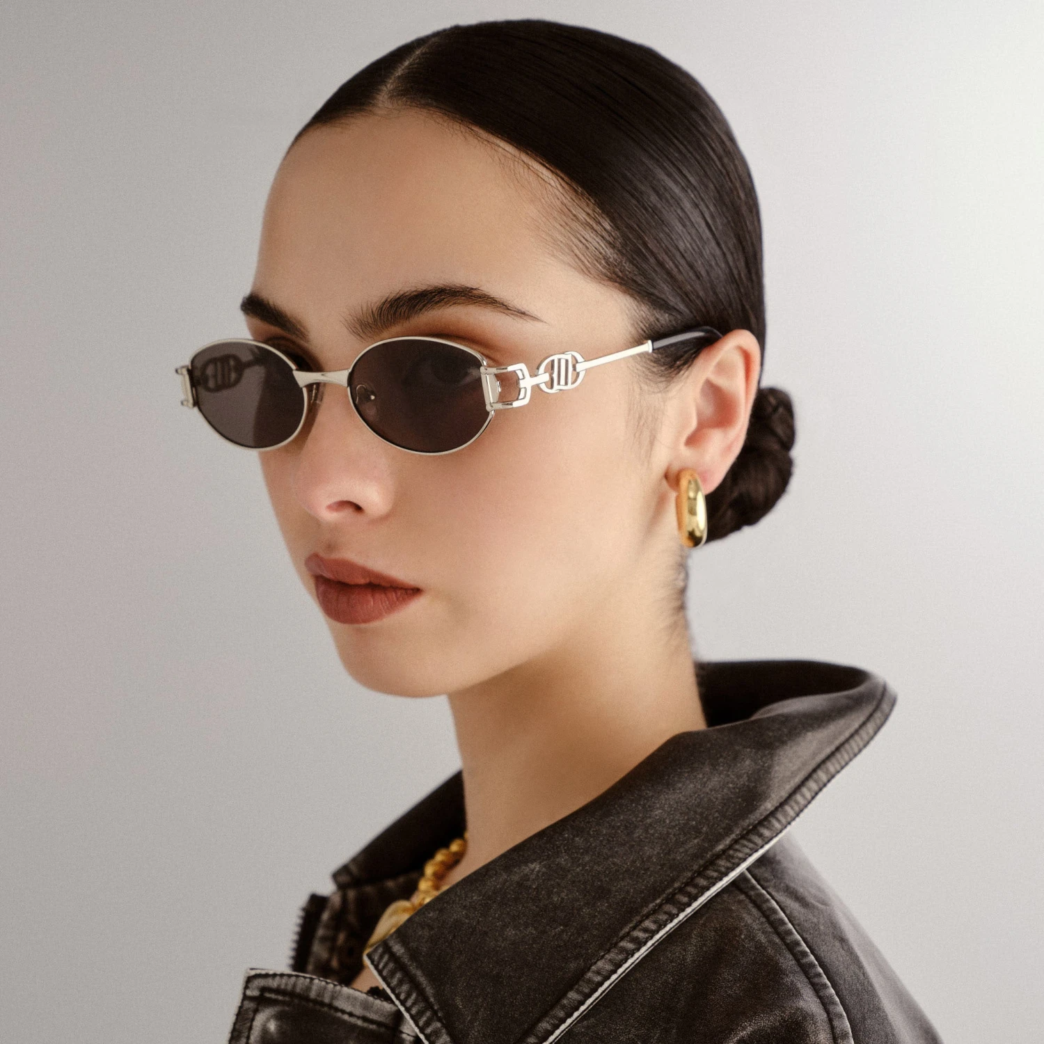 Le Specs THE FORBIDDEN | SILVER KHAKI MONO 8 Le Specs THE FORBIDDEN | SILVER KHAKI MONO - Image 6