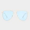Le Specs THE DUKE | GOLD SKY BLUE TINT
