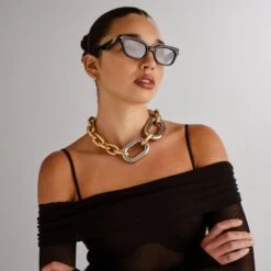 Le Specs NUMERO TRES | OBSIDIAN BLACK SMOKE TINT -Le Specs 5ca66797669408efbfa07dde1b21c256