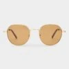Le Specs ODYSSEY | GOLD LIGHT BROWN MONO