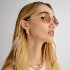 Le Specs POSEIDON DEUX | GOLD CHOCOLATE MONO -Le Specs 81556a794010c1cff45b2eaa8d08d667