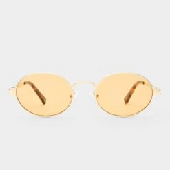 Le Specs 20 Le Specs POSEIDON DEUX | GOLD AMBER TINT