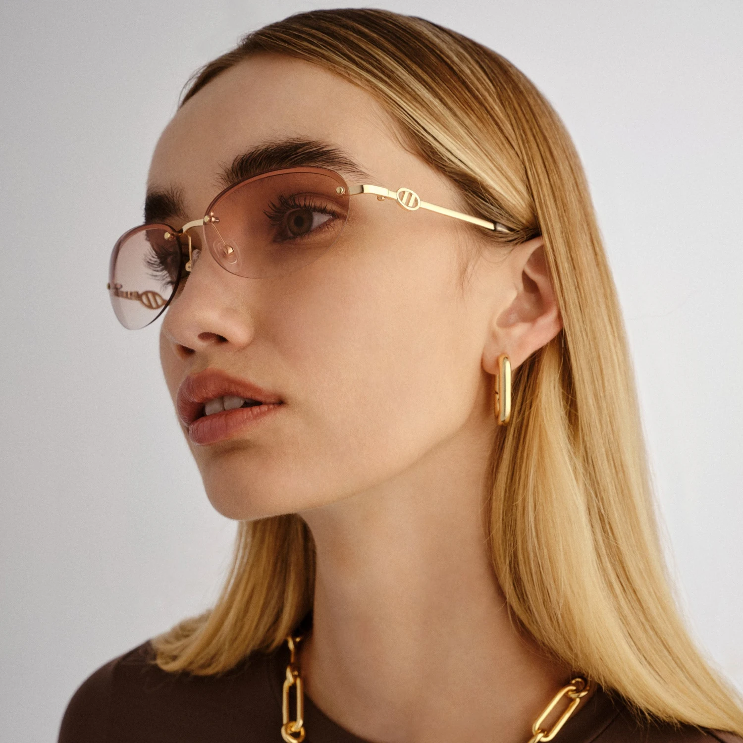 Le Specs SLINKY | GOLD LIGHT BROWN GRAD 7 Le Specs SLINKY | GOLD LIGHT BROWN GRAD - Image 5