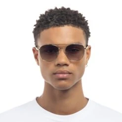 Le Specs METAPHOR | GOLD KHAKI GRAD -Le Specs 9fb35b68c6cfb13280acaeb8ac7e4444