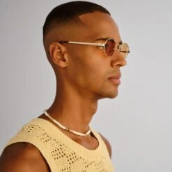 Le Specs POSEIDON DEUX | GOLD AMBER TINT -Le Specs f2f3469caf4cc73d7b510de083a5d8e4