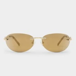 Le Specs SLINKY | GOLD GOLD MIRROR